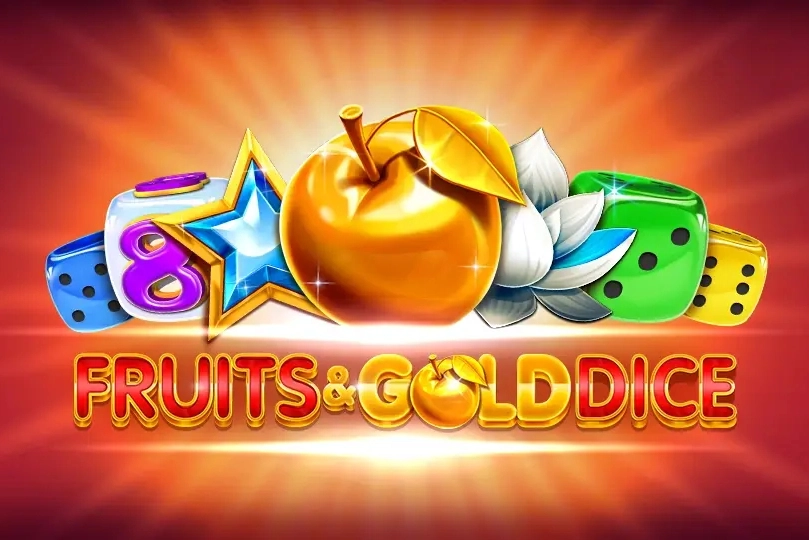00656 fruits gold dice