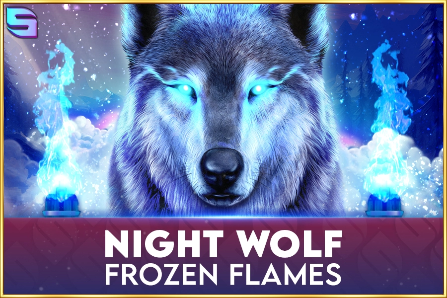 22524 night wolf frozen flames